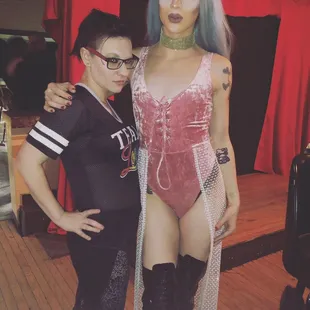 Main stage, drag queen.