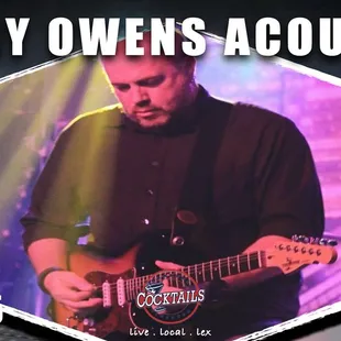 MIDWEEK MUSIC BREAK WITH KENNY OWENS ACOUSTIC SET!