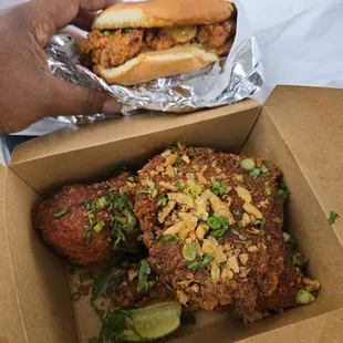 Cinnamon Chipotle chicken sandwich