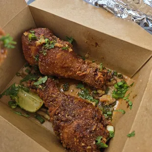 Chicken legs spicy