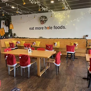 They have plenty of indoor seating. This was the main section.