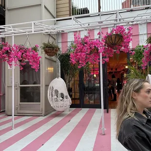 Outdoor patio seating