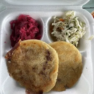 Bean and cheese pupusa