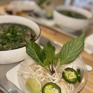 Beef pho with eye round and Brisket