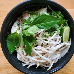 Chicken pho ingredients