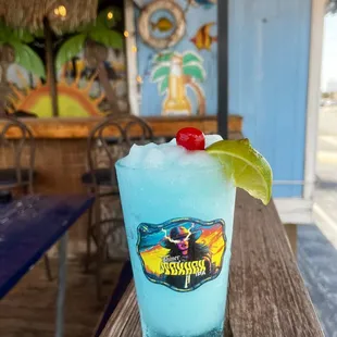 A refreshing frozen Ocean Water on a hot hot day