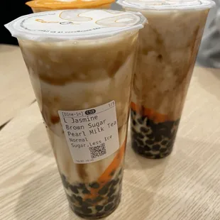 Brown Sugar Jasmine Milk Tea