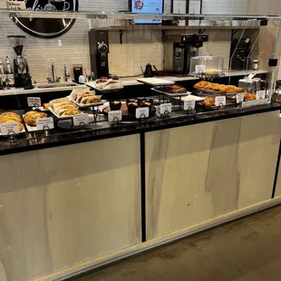 inside pastry case