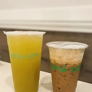 Coco Cane Juice and Ice Cream