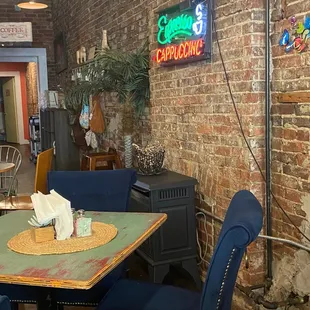 Wall area with rustic charm of old brick