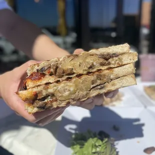 ig: @whatsviveating  |  merguez moroccan sausage panini