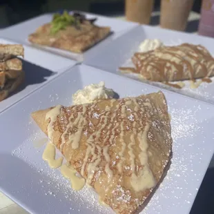 Lemon Custard Crepes