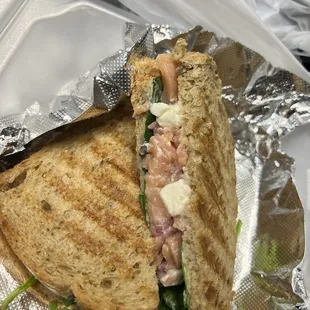 Smoked Salmon Panini 10/10