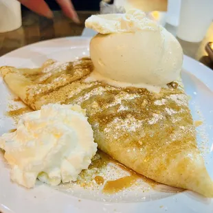 Apple Pie Crepe.