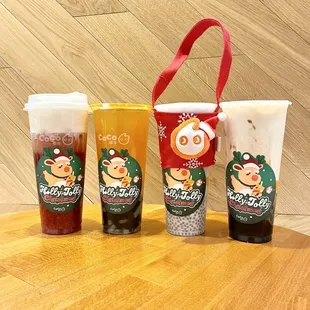 three different flavors