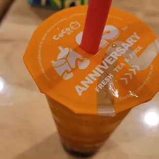 Tropical special that is passion fruit tea based and it's the best I've ever had!