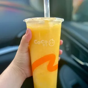 Passion Fruit and Mango Slush