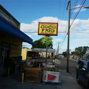 Coco Frio fresh produce