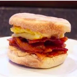 Yummy breakfast sandwich!