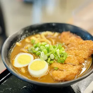 Udon with Chicken Cutlet