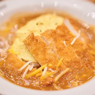 Omelet Chicken Katsu Curry w/ Cheese