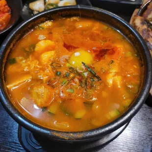 Vegetable tofu soup