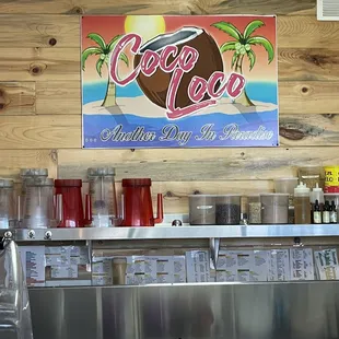 Coco Loco set up