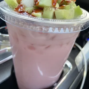 Strawberry horchata