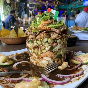 Tower or mariscos. Wow!!