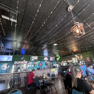the interior of a restaurant