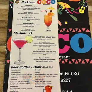Menu Sept 2024