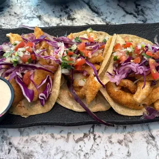 Baja fish tacos