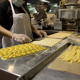 Homemade fresh pasta