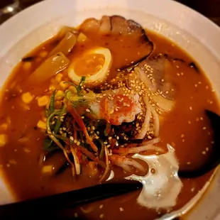 Spicy miso ramen