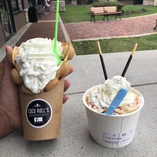 Chocolate Egg Waffle and 12. Summer Escape Ice Cream
