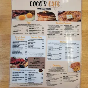 Front of menu 01/2025