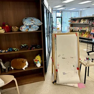 I love this cozy space for children as a child therapist. :)