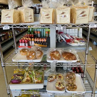 Fresh made bread selections (they are ready every Thursday morning)!