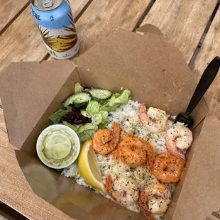 Spicy Shrimp and Butter Garlic Shrimp