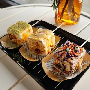 Original, strawberry, ube