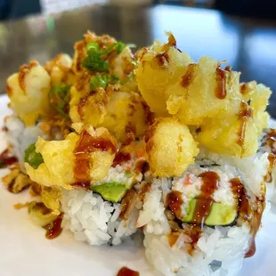 35. Scallop Tempura Roll