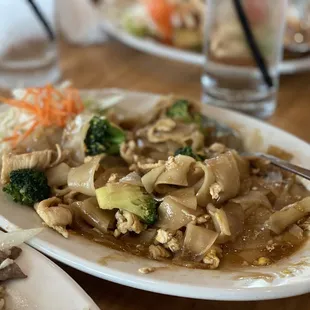 Pad See Eu Noodles with Chicken