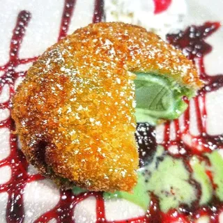 Fried Green Tea Ice Cream