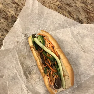 Steak Bahn Coco Special Banh Mi Lunch Special