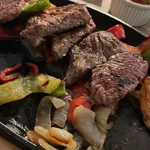 Steak fajitas!