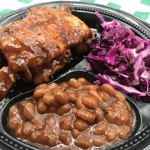 One of our BBQ plates served at the BBQ Festival in NOLA