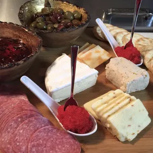 Charcuterie Tray prepared by Cocoa &amp; Cream for privately catered event
