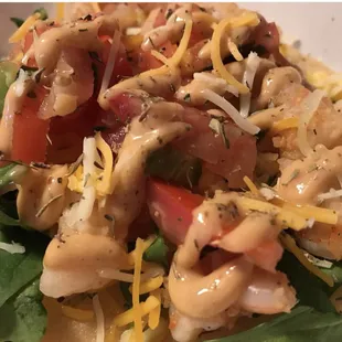 Grilled Shrimp Tostada