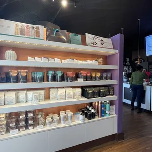 a display of chocolates
