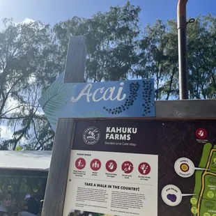 A little information about Açaí posting on property for anyone interested in knowing about it